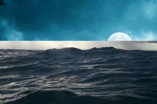 آموزش طراحی صحنه شکار کوسه در فتوشاپ